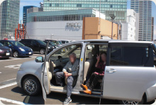 天気の良い日に町までドライブ